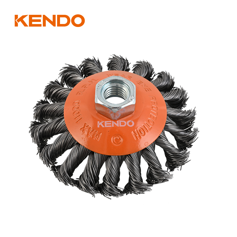 베벨 브러시, 매듭 과이어