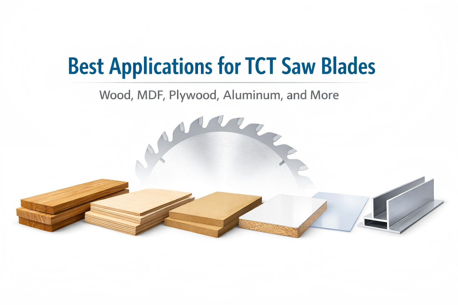 TCT 톱날을 위한 최고의 응용 분야