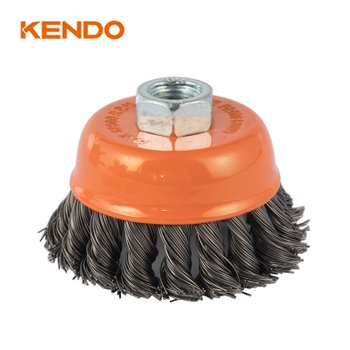 컵 솔, 매듭을 짓는 철사