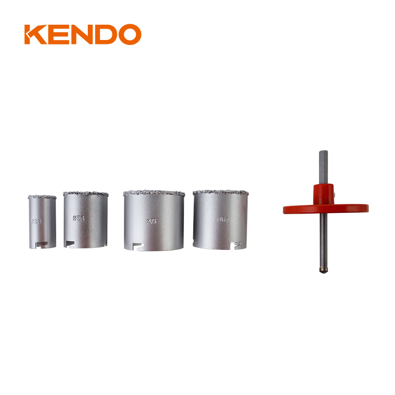 6개 카바이드 그릿 홀쏘 세트