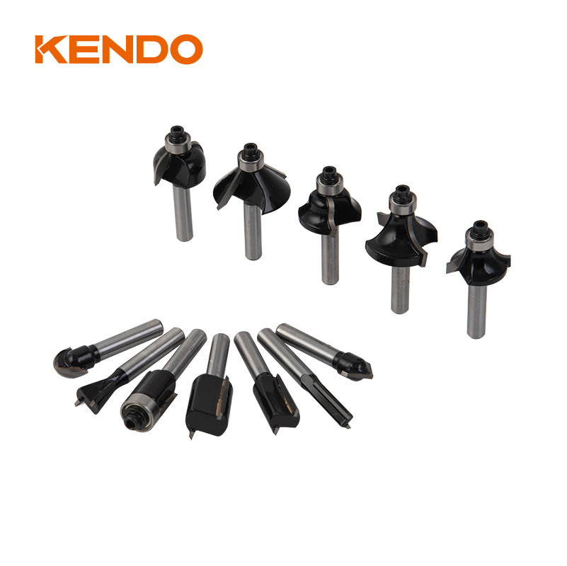 12pc 혼합 라우터 비트 세트