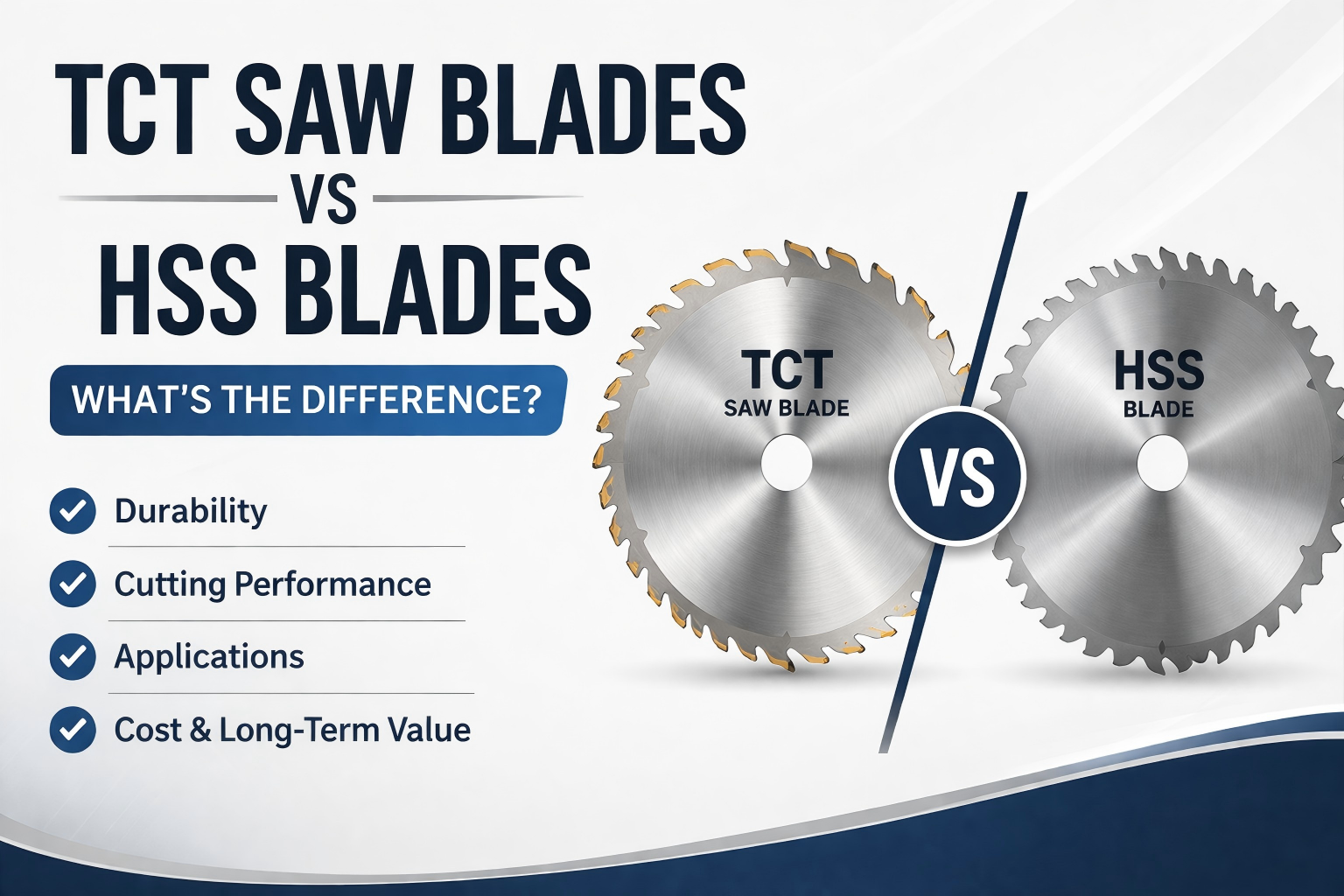 TCT 톱날과 HSS 블레이드: 차이점은 무엇입니까?