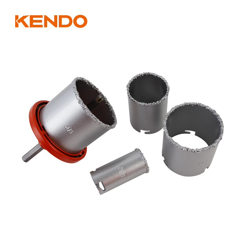 6개 카바이드 그릿 홀쏘 세트