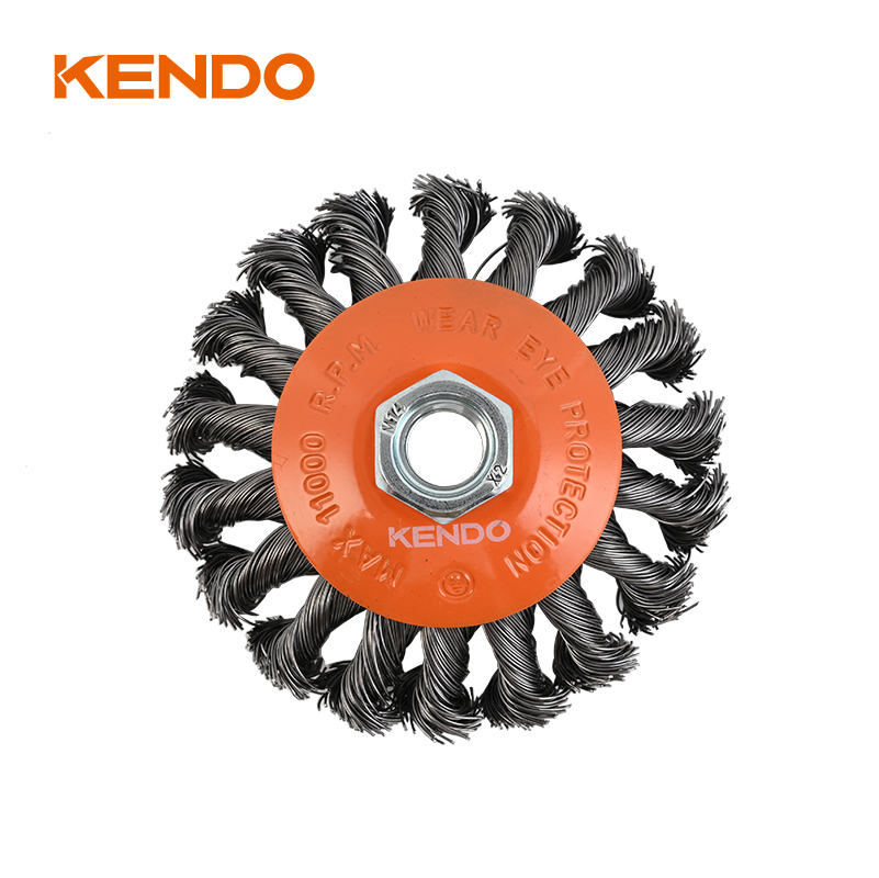 베벨 브러시, 매듭 과이어