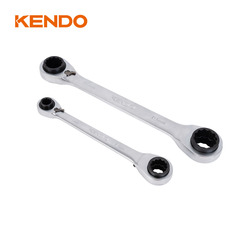2pc 4-in-1 래칫 렌치 세트