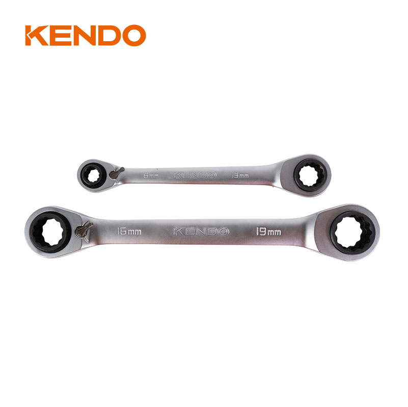 2pc 4-in-1 래칫 렌치 세트
